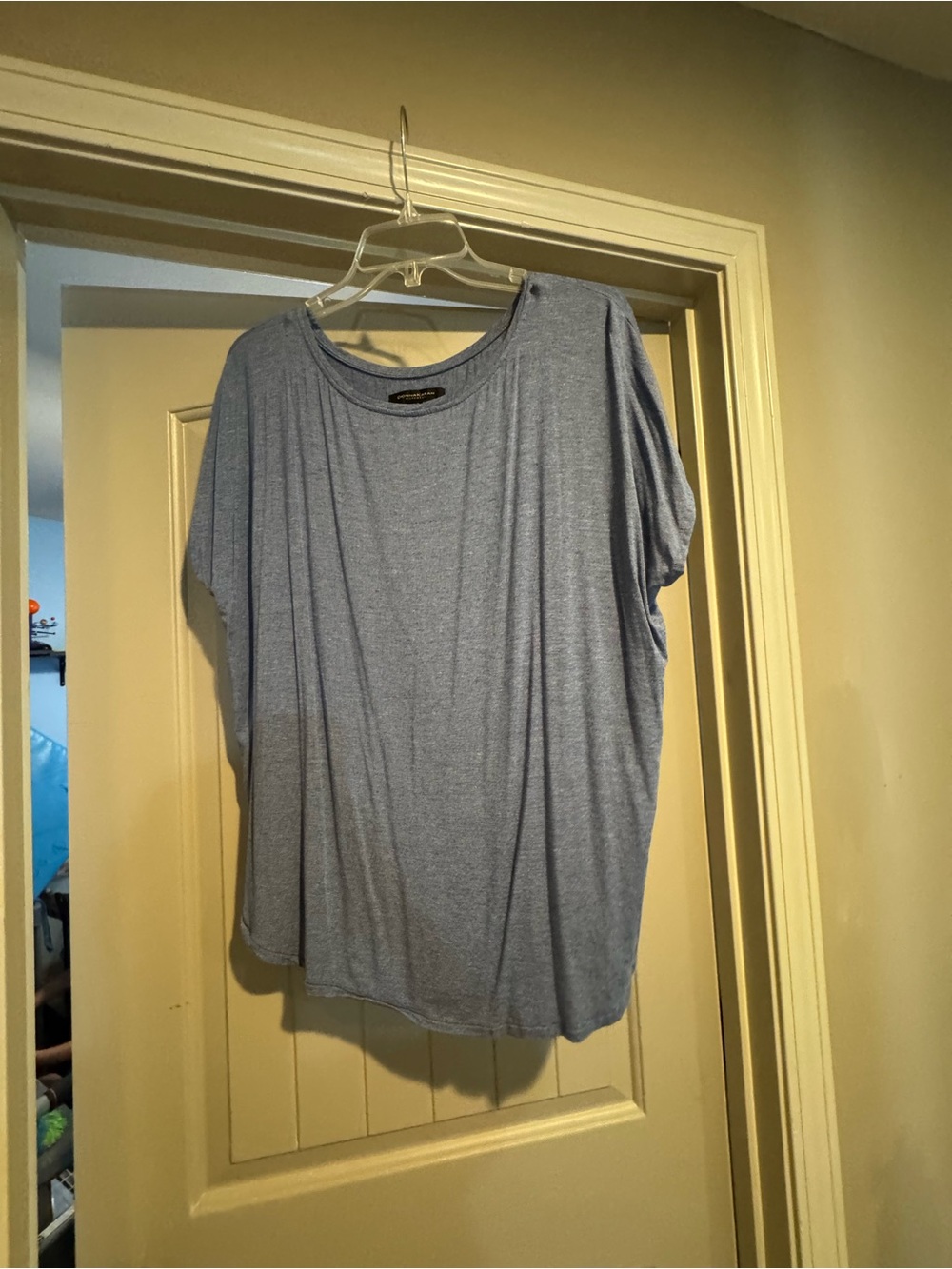 Donna Karan Light Blue Short Sleeve top